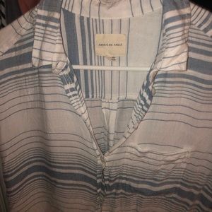 American Eagle boyfriend fit button down